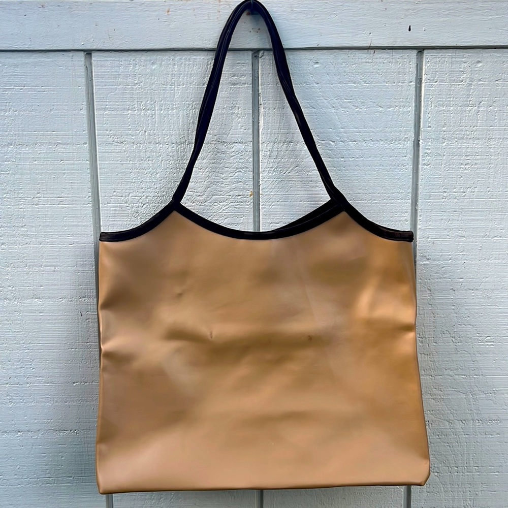 Tank tote bag with mini bag